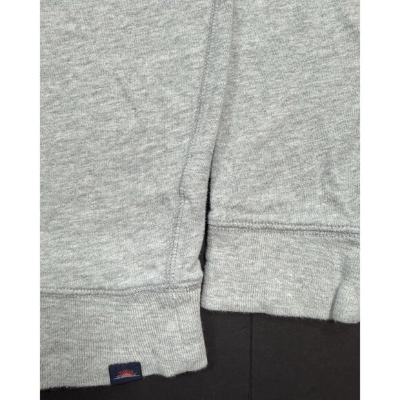 Faherty Mens Sunwashed Midweight Hoodie Size XL Organic Slub Gray Pullover - Picture 4 of 9